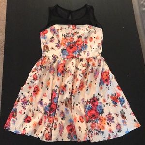 Cute Floral A-line Dress